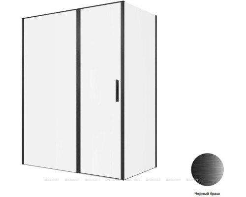 Душевой уголок Allen Brau Priority 160x90 3.31039.BBA + 3.31045.BBA черный браш
