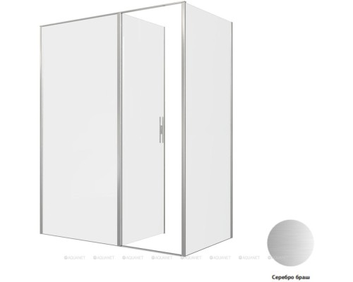 Душевой уголок Allen Brau Priority 160x90 3.31038.BA + 3.31044.BA серебро браш