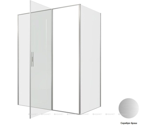 Душевой уголок Allen Brau Priority 160x90 3.31038.BA + 3.31044.BA серебро браш