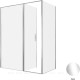 Душевой уголок Allen Brau Priority 160x90 3.31037.00 + 3.31043.00 хром