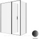 Душевой уголок Allen Brau Priority 160x80 3.31039.BBA + 3.31042.BBA черный браш