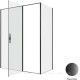 Душевой уголок Allen Brau Priority 160x80 3.31039.BBA + 3.31042.BBA черный браш