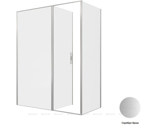 Душевой уголок Allen Brau Priority 160x80 3.31038.BA + 3.31041.BA серебро браш