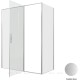 Душевой уголок Allen Brau Priority 160x80 3.31038.BA + 3.31041.BA серебро браш