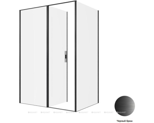 Душевой уголок Allen Brau Priority 140x100 3.31036.BBA + 3.31048.BBA черный браш