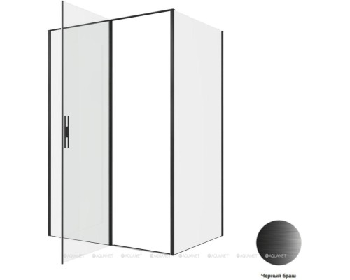 Душевой уголок Allen Brau Priority 140x100 3.31036.BBA + 3.31048.BBA черный браш