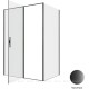 Душевой уголок Allen Brau Priority 140x100 3.31036.BBA + 3.31048.BBA черный браш