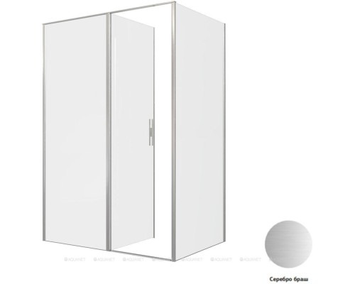 Душевой уголок Allen Brau Priority 140x100 3.31035.BA + 3.31047.BA серебро браш