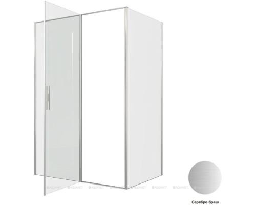 Душевой уголок Allen Brau Priority 140x100 3.31035.BA + 3.31047.BA серебро браш