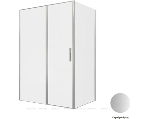 Душевой уголок Allen Brau Priority 140x100 3.31035.BA + 3.31047.BA серебро браш