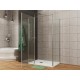 Душевой уголок Allen Brau Priority 140x90 3.31034.00 + 3.31043.00 хром