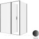 Душевой уголок Allen Brau Priority 160x100 3.31039.BBA + 3.31048.BBA черный браш
