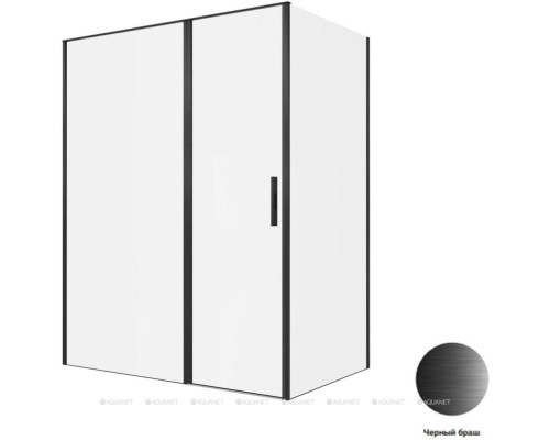 Душевой уголок Allen Brau Priority 160x100 3.31039.BBA + 3.31048.BBA черный браш