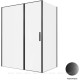 Душевой уголок Allen Brau Priority 160x100 3.31039.BBA + 3.31048.BBA черный браш