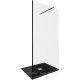 3.21015.BBA INFINITY 1, Walk in 8мм, 1000(975-985мм) прозр. 8мм,черный браш (323807)