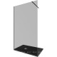 3.21022.BBA.T INFINITY 1, Walk in 8мм, 1200(1175-1185мм) тонир. 8мм,черный браш (323814)