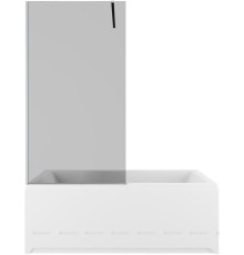 3.21062.BA.T INFINITY 3, На борт ванны, 8мм, 800(815-825мм) тонир. 8мм,серебро браш (323854)