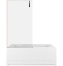 3.21065.60 INFINITY 3, На борт ванны, 8мм, 800(815-825мм) прозр. 8мм,медь браш (323857)