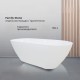 Ванна из искусственного мрамора Aquanet Family Stone 180х80