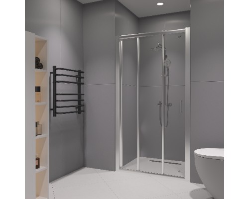 Душевая дверь в нишу RGW Classic 110x185 CL-111 стекло прозрачное, профиль хром