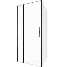 Душевой уголок Allen Brau Priority 90x90 3.31003.BBA + 3.31018.BBA черный браш