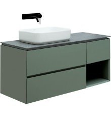 1.21005.CGM INFINITY Тумба 120 L, cement grey matt (274250)