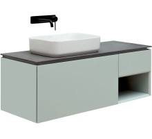 1.21006.PWM INFINITY Тумба 120 L 1+1, рapyrus white matt (274256)