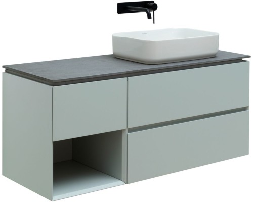 1.21007.PWM INFINITY Тумба 120 R, рapyrus white matt (274263)