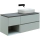 1.21007.PWM INFINITY Тумба 120 R, рapyrus white matt (274263)