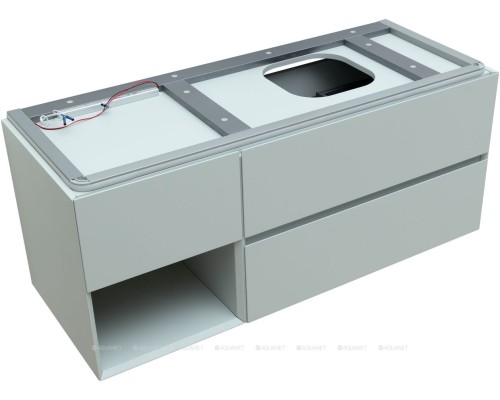 1.21007.PWM INFINITY Тумба 120 R, рapyrus white matt (274263)