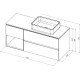 1.21007.PWM INFINITY Тумба 120 R, рapyrus white matt (274263)