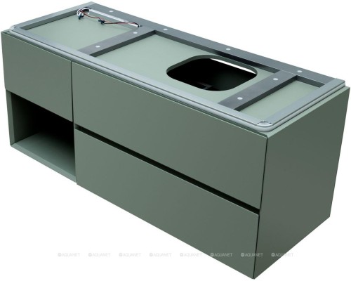 1.21007.CGM INFINITY Тумба 120 R, cement grey matt (274264)