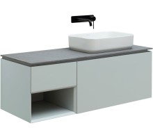 1.21008.PWM INFINITY Тумба 120 R 1+1, рapyrus white matt (274270)