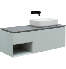 1.21008.PWM INFINITY Тумба 120 R 1+1, рapyrus white matt (274270)
