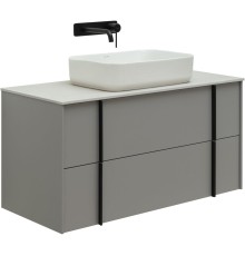 1.32007.PGM REALITY Тумба 101, platinum grey matt (274403)