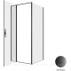 Душевой уголок Allen Brau Priority 90x90 3.31027.BBA + 3.31045.BBA черный браш
