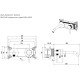 5.31A03-MG PRIORITY 3.0 Cмес.для умыв. встраив., излив 200мм, Kerox, Easy box,графит браш (323738)