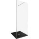 Душевая перегородка Allen Brau 3.21001.BA INFINITY 1, Walk in 8мм, 800(775-785мм) прозр. 8мм,серебро браш (323793)