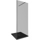 Душевая перегородка Allen Brau 3.21006.60.T INFINITY 1, Walk in 8мм, 800(775-785мм) тонир. 8мм,медь браш (323798)