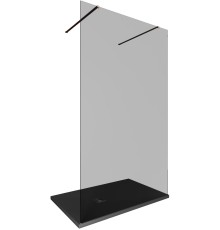 Душевая перегородка Allen Brau 3.21048.60.T INFINITY 2, Свободност., 8мм, 1200(1190мм) тонир. 8мм,медь браш (323840)