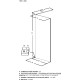 Стационарная Шторка на ванну Allen Brau Infinity 3 80 3.21066.60.T медь браш