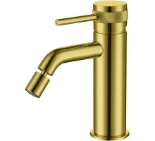 5.31A04-GB PRIORITY 3.0 Cмеситель для биде, излив 122мм, Kerox,браш.золото (330519)