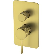 5.31A11-GB PRIORITY X3 Смеситель встр. 3 выхода, Kerox,Easy box,браш.золото (330532)