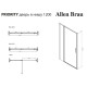 Душевая дверь Allen Brau Priority 120, 120 х 200 см, стекло прозрачное, профиль хром, 3.31007.00