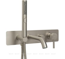 Смеситель для ванны с душем Allen Brau Priority 5.31006-BN (с внутренней частью) никель браш