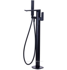 Смеситель для ванны с душем Allen Brau Infinity 5.21009-31 черный матовый (с внутренней частью)