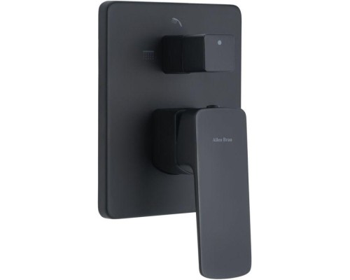 Смеситель для душа Allen Brau Infinity X2 5.21014-31 (с внутренней частью) черный матовый Смеситель для душа Allen Brau Infinity X2 5.21014-31 (с внутренней частью) черный матовый