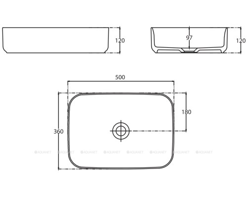 Раковина Allen Brau Fantasy 50 4.11021.31 черный матовый Раковина Allen Brau Fantasy 50 4.11021.31 черный матовый