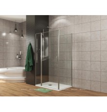 Душевой уголок Allen Brau Priority 100x90 хром, стекло 6 мм
