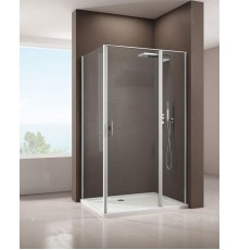 Душевой уголок Allen Brau Priority 140x90 хром, стекло 6 мм